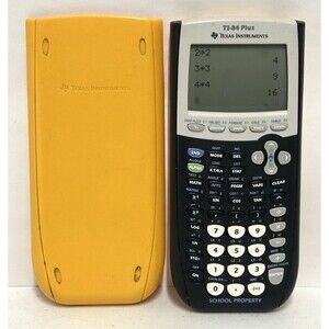 Texas Instruments TI-84 Plus School Edition Graphing Calculator w/ Cover READ
